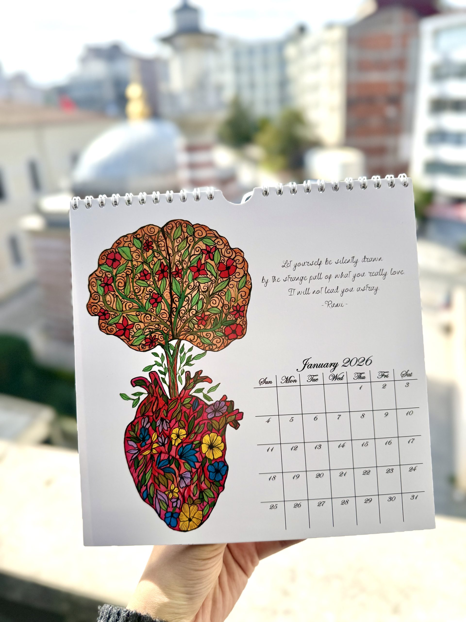 2026 Illustrated Calendar - Image 2